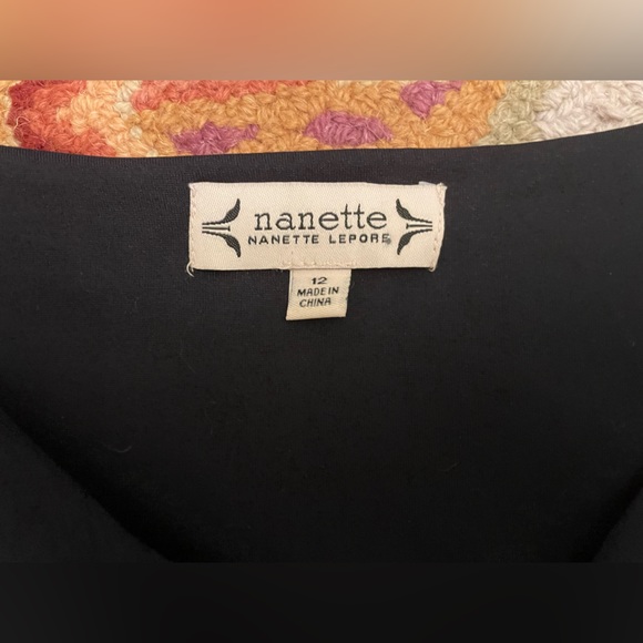 NANETTE LEPORE Navy Slub Button Front Maxi Dress NWT Size 12 - Picture 3 of 7